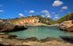 Una perspectiva paradisíaca de la cala s&#8217;Almúnia, al terme municipal de Santanyí, a la costa oriental de l'illa.