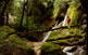 El salt d&#8217;aigua del torrent des Freu es troba a la Ruta de la Pedra en Sec (GR 221), que recorre la serra de Tramuntana.