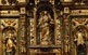 La Mare de Déu de Santa Coloma presideix el retaula barroc de l'església.