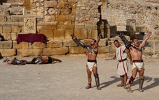 L'espectacle de gladiadors t lloc a l'amfiteatre de Tarragona