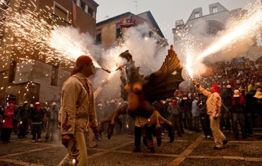 Nit de foc a Tarragona