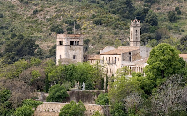 El monestir de Sant Jeroni de la Murtra, al Parc de la Serralada de Marina 