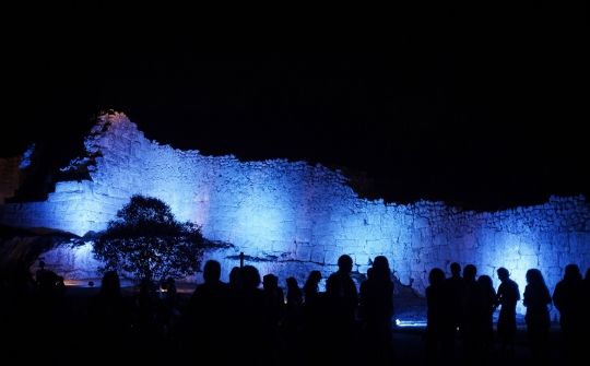 Castell dOlèrdola de nit