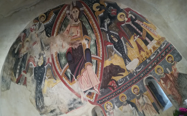 Mural de l'esglsia de Sant Pau i Sant Pere d'Esterri de Cards