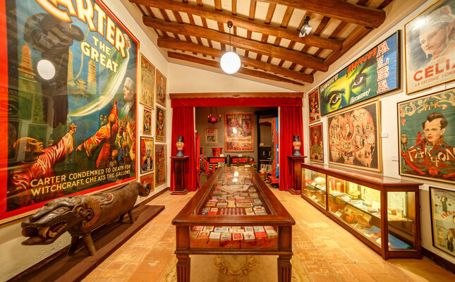 Sala del Gran Museu de la Magia, a Santa Cristina d'Aro