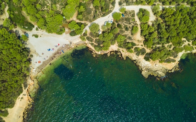 Platja de cap Roig - El Perell 