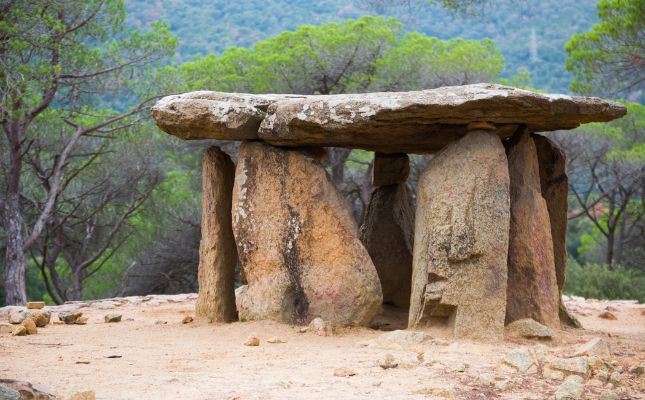 El dolmen de la Pedra Gentil, a Vallgorguina 