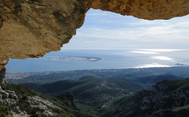 El mirador de 'La Foradada', a Montsià