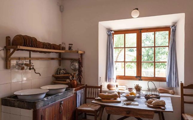 La cuina de la casa museu de Robert Graves
