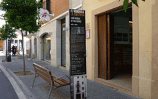 Panell informatiu de la ruta Pau Casals