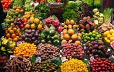 Fruites i verdures al mercat