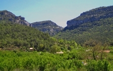 Vista de les muntanyes de Prades
