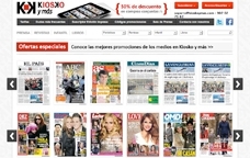 La pàgina d'inici de Kiosko y Más La pàgina d'inici de Kiosko y Más