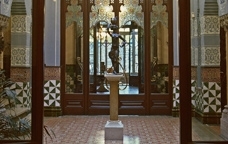 Interior de la Casa Coll i Regàs, a Mataró