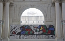 El mural de Miró, al MNAC