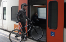 Bicicleta al tren