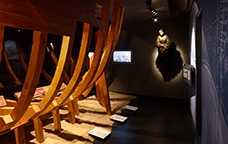 Una de les sales del Museu del Mar
