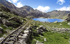 El carrilet de l'estany Gento