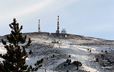 El pic de l'Orri, al capdamunt de l'estació de Port Ainé