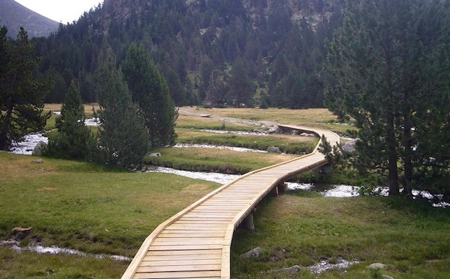 Els prats d’Aiguadassi, al terme de la Vall de Boí