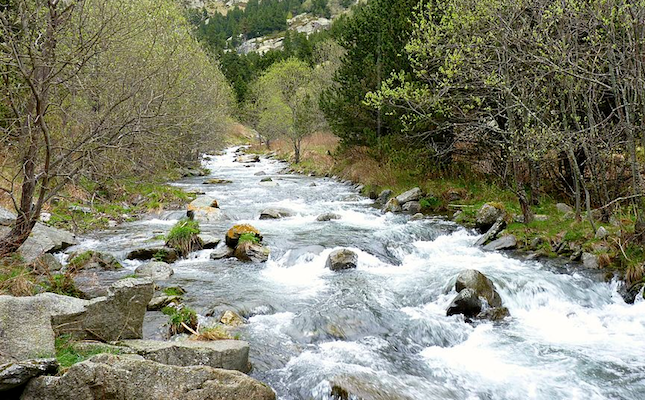 El desglaç del riu de Núria, al curs alt del Ter