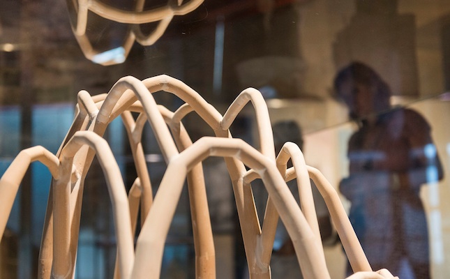Una de les maquetes que es mostren al Museu Diocesà