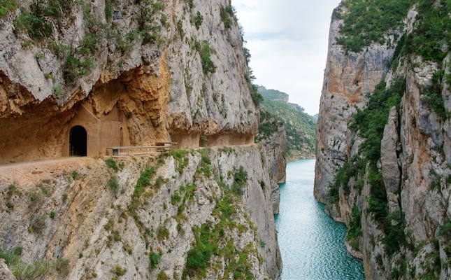 El congost de Mont-rebei, un dels indrets més coneguts del Geoparc