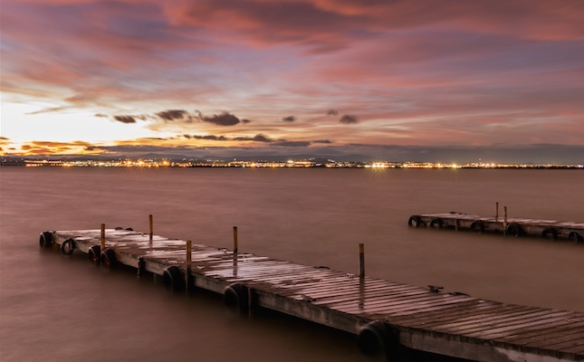 Capvespre al Parc Natural de l'Albufera de València