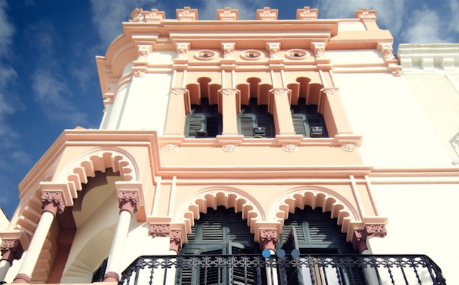 La façana de la Casa de Cultura, al Masnou