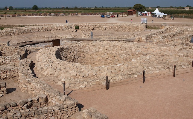 Una part del jaciment ibèric dels Vilars, a Arbeca