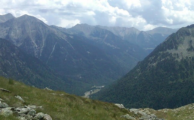 Panoràmica de la vall de Barravés, a la Ribagorça