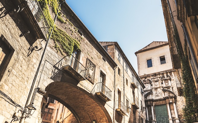 La pujada de Sant Domènec és un dels racons més emblemàtics del barri Vell de Girona