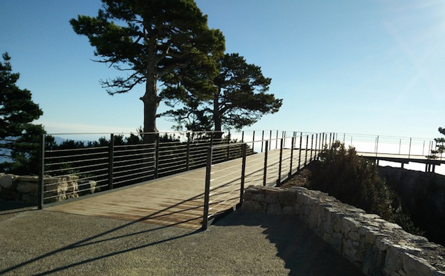 El nou mirador del cim del Caro, al Parc Natural dels Ports