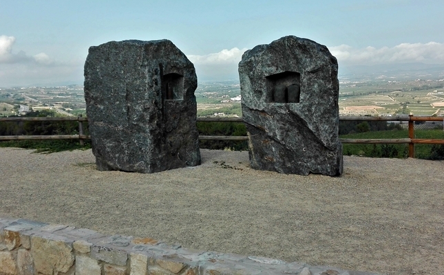 Mirador de la Bardera, a Subirats Mirador de la Bardera, a Subirats