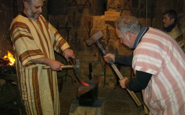 Oficis artesanals al pessebre vivent de Pals