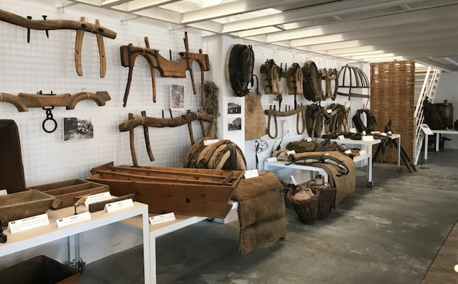 Una de les sales del nou Centre d'Interpretació del Món Rural d'Alcarràs