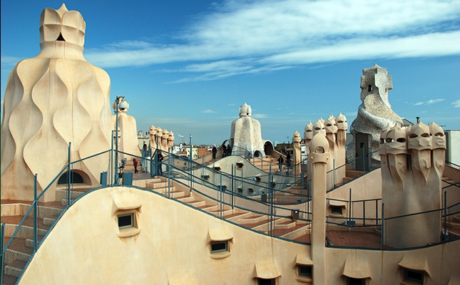 El terrat de la Pedrera