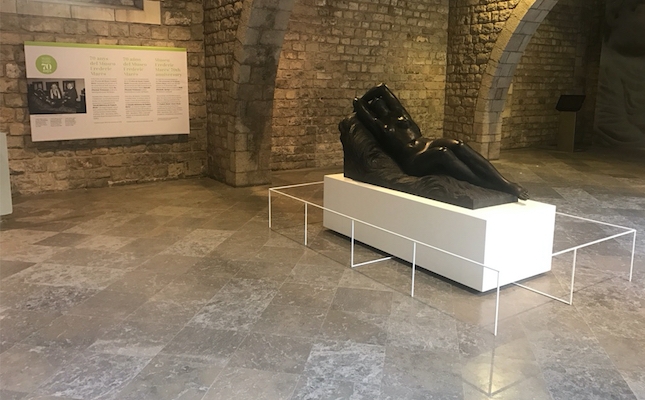 L’escultura de bronze de Frederic Marès 'Nu (Plenitud, Primavera)', exposada al Museu Frederic Marès