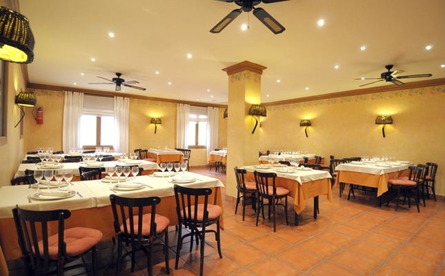 Menjador de l’Hostal Grau