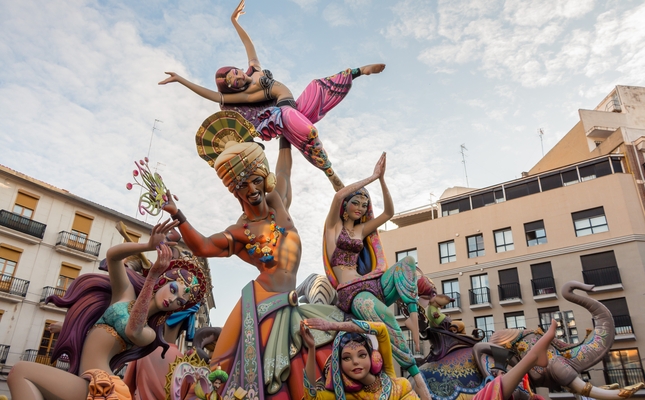 Falla Convent Jerusalem - Matemàtic Marçal l'any 2017
