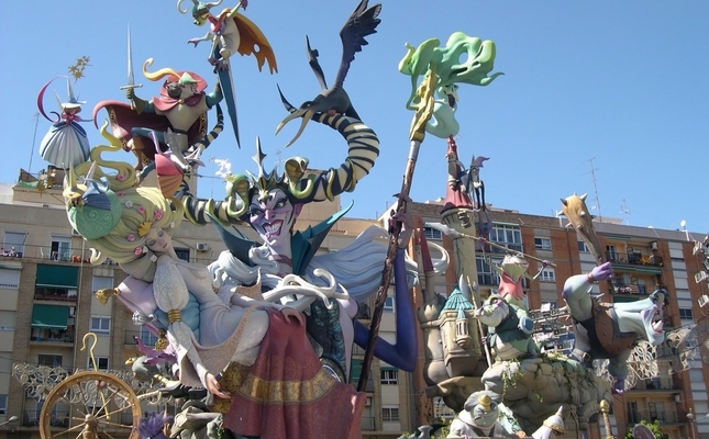 Falla L'Antiga de Campanar l'any 2016