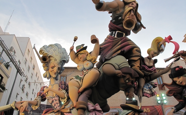 Falla Plaça del Pilar l'any 2014