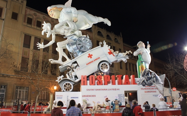 La Falla de l'Exposició guanya el primer premi l'any 2008
