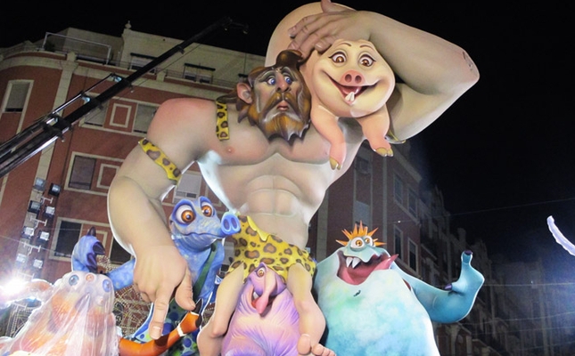 Falla Sueca - Literato Azorín l'any 2018