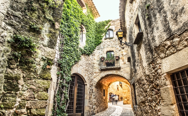 El poble de Peratallada a l'Empordanet