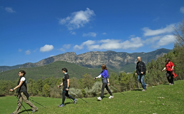 Activitat de marxa nòrdica al Berguedà Activitat de marxa nòrdica al Berguedà