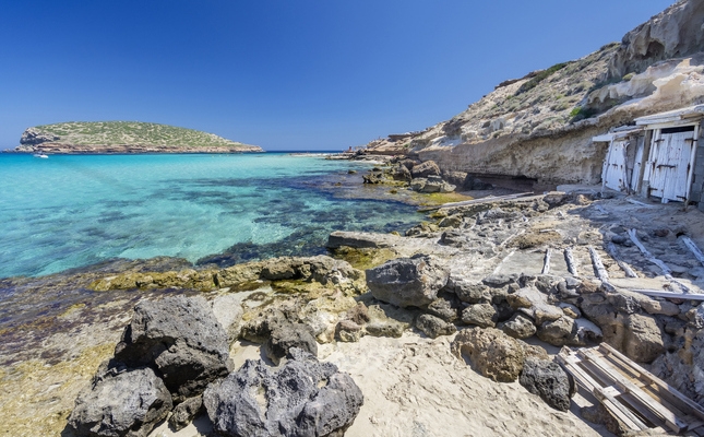 Les platges de Compte, a Eivissa, verges i cristal·lines Les platges de Compte, a Eivissa, verges i cristal·lines