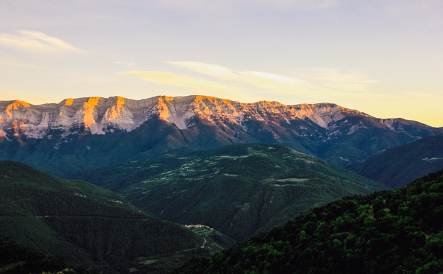 Vistes del Cadí des de la Cerdanya