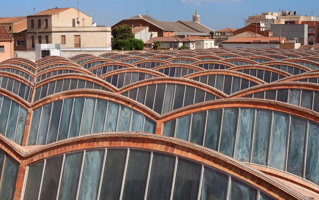 El terrat de l'edifici del mNACTEC