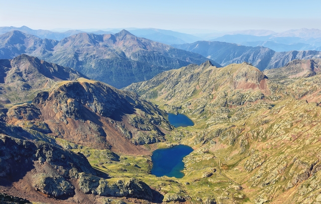 Vista des de la Pica d'Estats